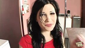 Racy Latina Gets Her Booty Filled with Hot Cum by a Stranger in the Laundromat