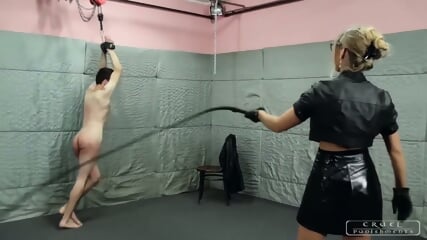 Mistress Beating Her Slave