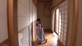 Hot Brunette Japs in Skinny Threesome, Hand Job-ac