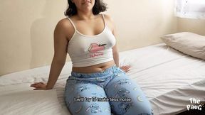 Neighbor surprises big ass Milf and helps her with her &quot;back pain&quot;.