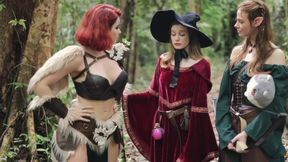Sexy Redheads - Buxom Warrior, Alluring Witch & Graceful Elf-girl - Show Off Their Fuck-skills In D&D