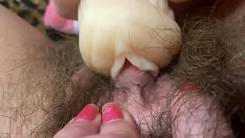 Huge Clit Sucking Orgasm&#x1F4A6; Close-Up Hairy Pussy&#x1F32E;&#xFE0F;
