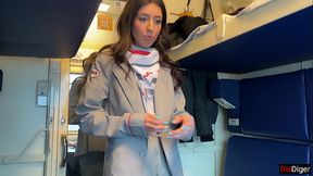 gurubets - Train Conductor Caught Passenger Jerking Off &mdash;  But Wasn't Confused and Jumped on His Cock