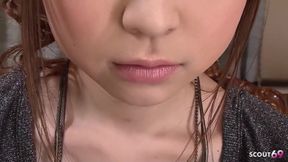 Japanese Skinny Teen Mahiru Gives Blowjob After Party and Gets Cumshot Uncensored