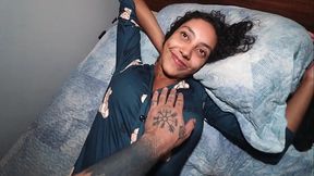 POV - Accidental Creampie with Brazillian Natural Tits Nati Roza