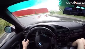 porno romanesc cu o eleva fututa in masina