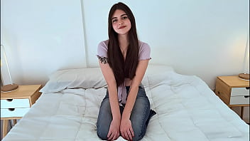 Casting de hermosa argentina de 18 a&ntilde_os en su primera vez en las camaras