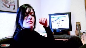 French FFM Threesome with Wild Lana Fever and Justine in Panties