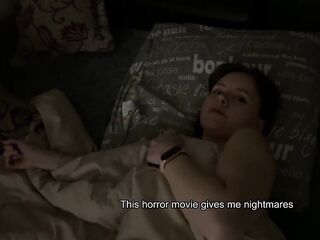 Stepmom and stepson share bed, real stepmom bangs Russian with conversations