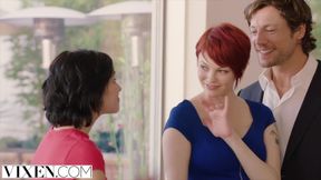 Kinky Married Couple Seduces Babysitter