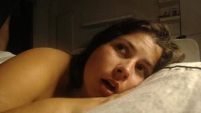 Stepson Sneaks Under Blanket &mdash;  Cumshots Stepmom at Night