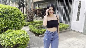 I take home this 18 year old with giant tits