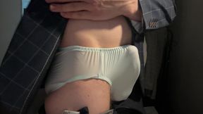 Satin Panties Back From Work