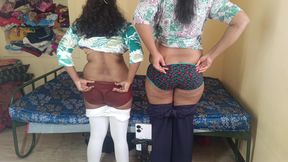 Sisters video call with boyfriend