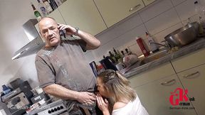 Telefon blowjob and deepthroat