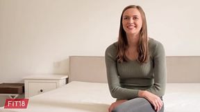 Tall Czech Beauty's Big Boob Audition In Hot POV Action